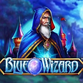 Blue Wizard logo by Quickspin at Instant Casino