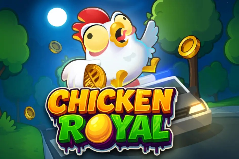 Chicken Royal online game logo by InOut on instant-casinoo.com