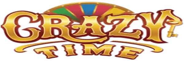 Crazy Time online game logo by Evolution on instant-casinoo.com