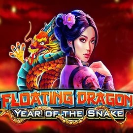 Floating Dragon Year of the Snake slot logo by Pragmatic Play at Instant Casino