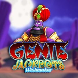 Genie Jackpots Wishmaker slot logo by Blueprint Gaming at Instant Casino