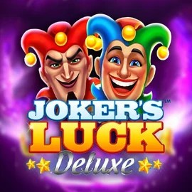 Jokers Luck Deluxe slot logo by Skywind Group at Instant Casino