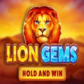 Lion Gems Hold and Win logo by Playson at Instant Casino