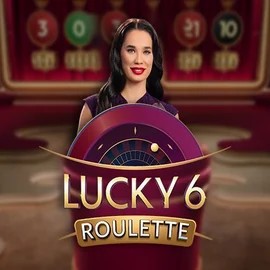 Lucky 6 Roulette online game logo by Pragmatic Play on instant-casinoo.com