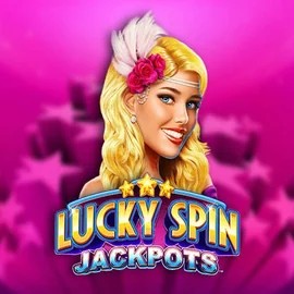 Lucky Spin Jackpots slot logo by Novomatic at Instant Casino