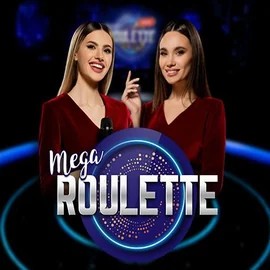 Mega Roulette online game logo by Pragmatic Play on instant-casinoo.com