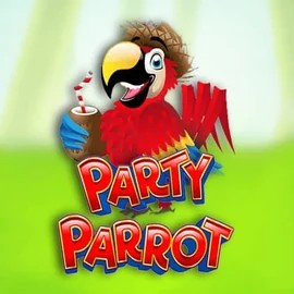 Slots logo of Party Parrot from Rival at Instant Casino