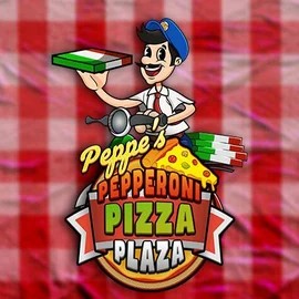 Peppe’s Pepperoni Pizza Plaza by Pragmatic Play, showcased at instant-casinoo.com – game logo