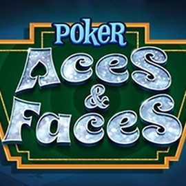 Official Poker logo: Poker Aces & Faces (Nucleus Pyramid Poker) by Nucleus Gaming at Instant Casino