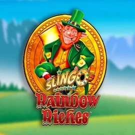 Slingo Rainbow Riches online game logo by Gaming Realms on instant-casinoo.com