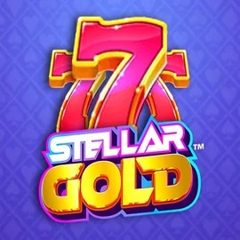Official Slots logo: Stellar Gold by Snowborn Games at Instant Casino