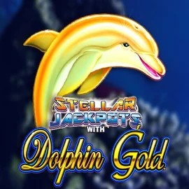 Dolphin Gold with Stellar Jackpots by Lightning Box Game, showcased at instant-casinoo.com – game logo