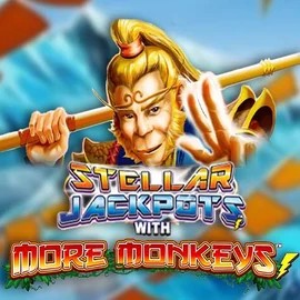 Stellar Jackpots with More Monkeys casino game by Lightning Box Game – featured logo at Instant Casino