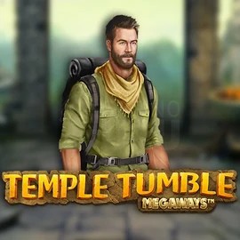 Slots logo of Temple Tumble Megaways from Relax Gaming at Instant Casino