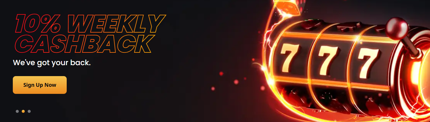 10% weekly cashback casino offer with fast payouts, rewarding bonuses, and real money slots for consistent player rewards.
